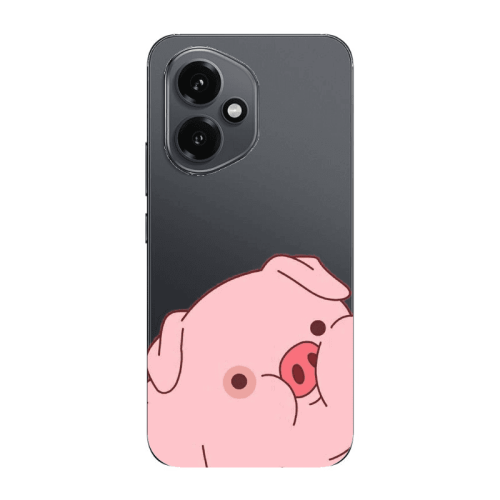 Honor Magic 400 Piggy 1 Transparent Silicone TPU Θήκη